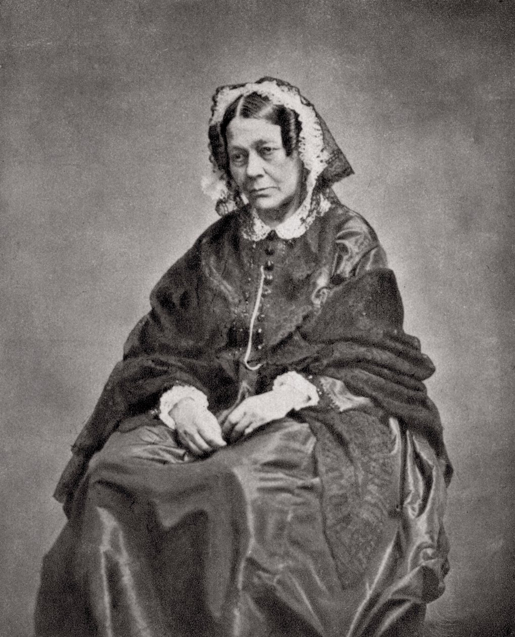 Comtesse de Segur , russiskfødt fransk forfatter, 1860 av Unbekannt