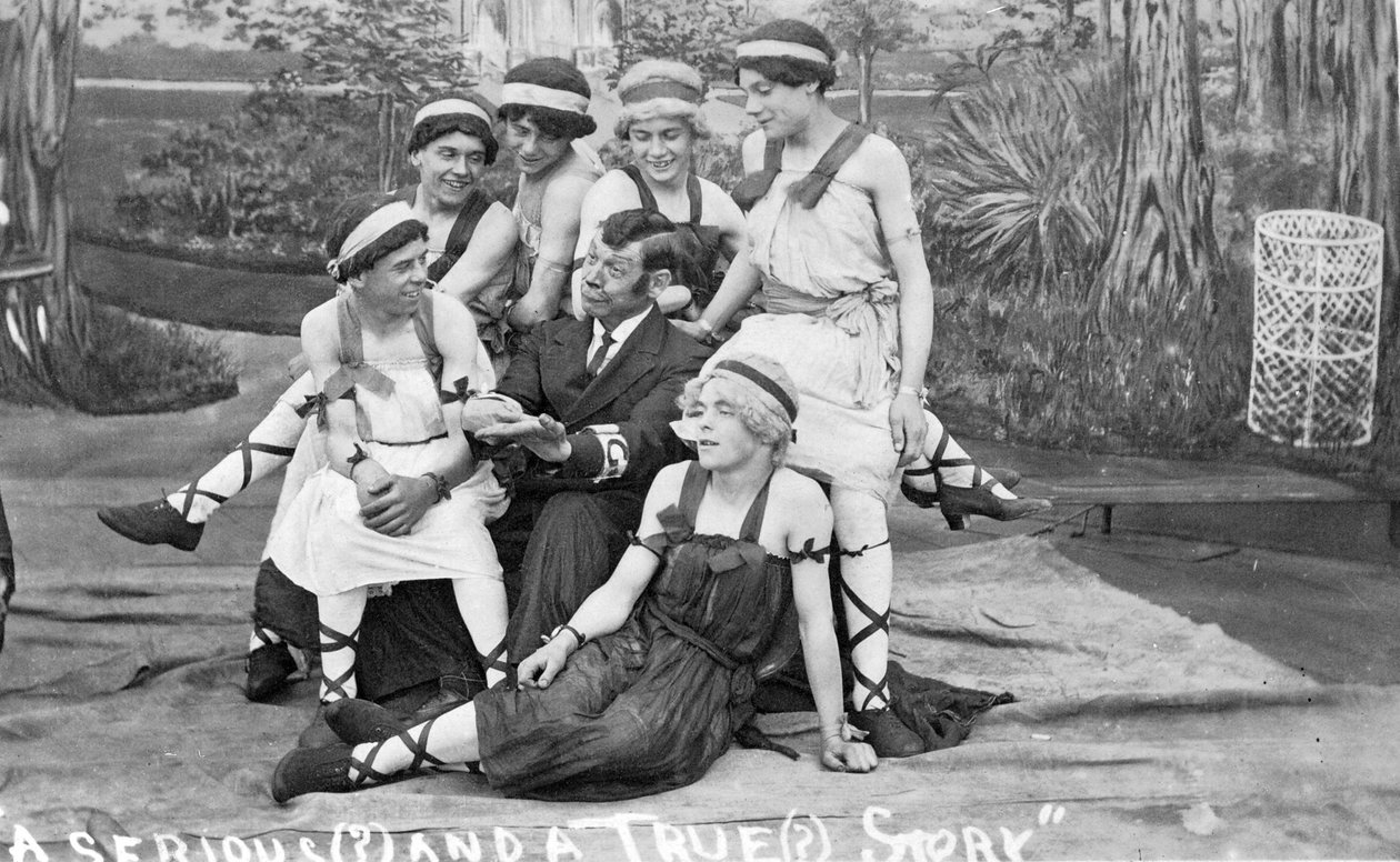 Konsertfest på HMS Royal Oak, ca. 1915 (s/hvitt-bilde) av Unbekannt
