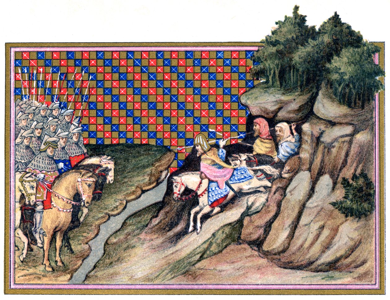 Konferanse av jarlen av Gloucester og en irsk høvding, Richard IIs kampanje i Irland, 1399, 18 av Unbekannt