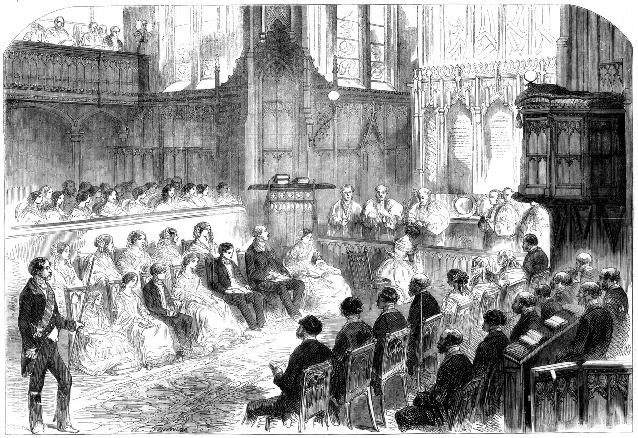 Bekreftelse av den kongelige prinsessen, Windsor Castle, 1856 av Unbekannt