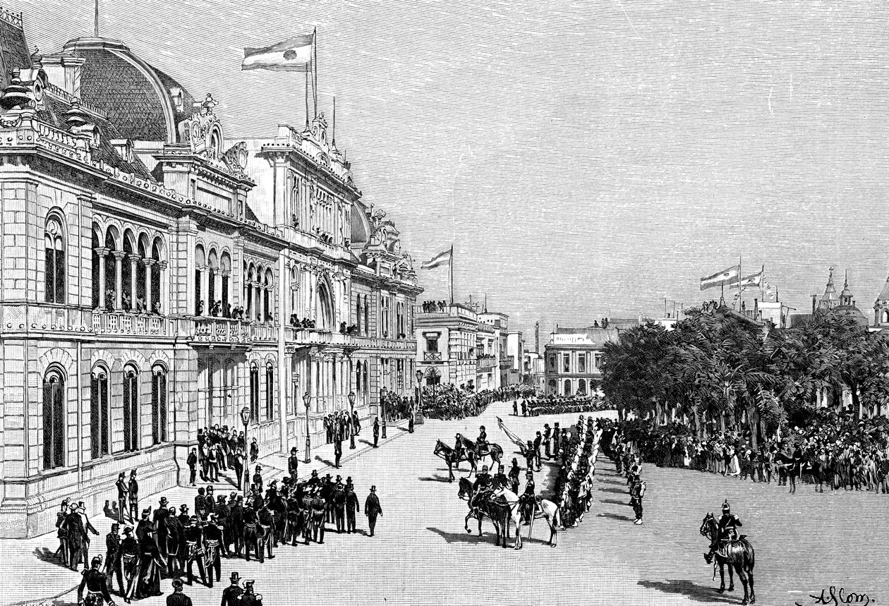 Kongressbygninger, Buenos Aires, Argentina, 1895 av Unbekannt