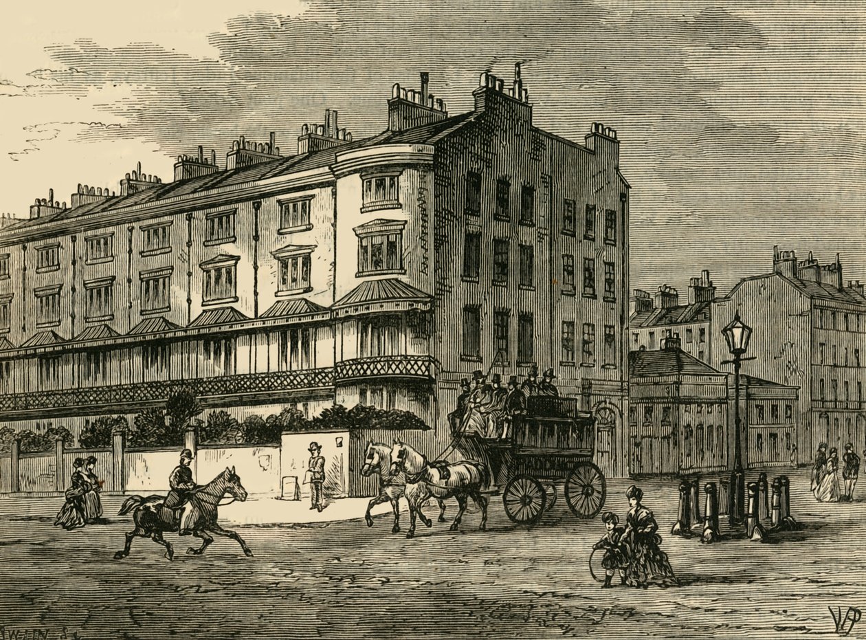 Connaught Place, c1876. av Unbekannt