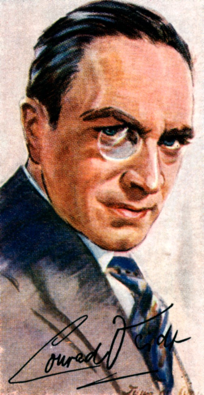 Conrad Veidt, 1893-1943, tysk skuespiller, 1900-tallet av Unbekannt