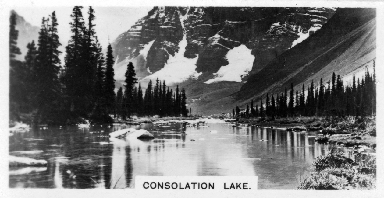 Consolation Lake, Alberta, Canada, ca 1920-tallet av Unbekannt