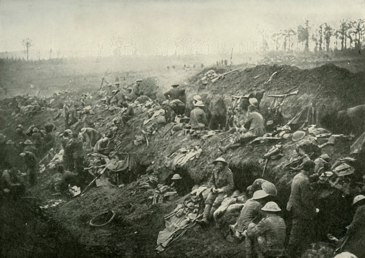 Konsoliderer en erobret posisjon, 1919. av Unbekannt