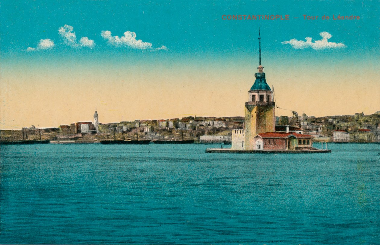 Konstantinopel - Jomfrutårnet, ca 1900 av Unbekannt