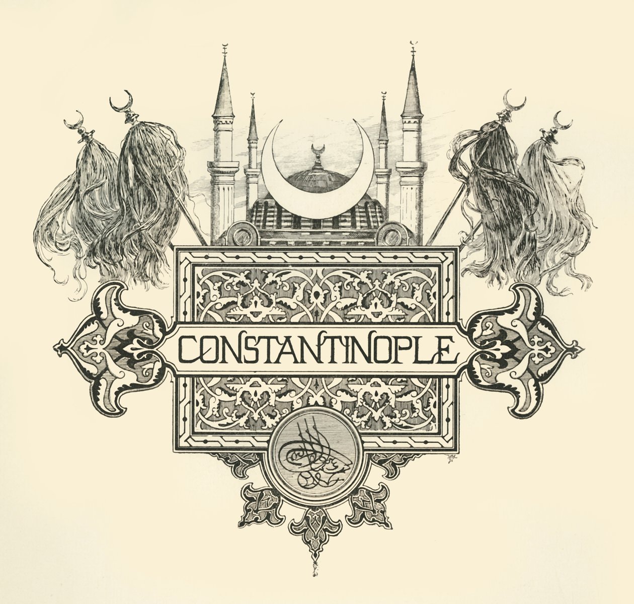 Konstantinopel, slutten av 1800-begynnelsen av det 20. århundre. av Unbekannt