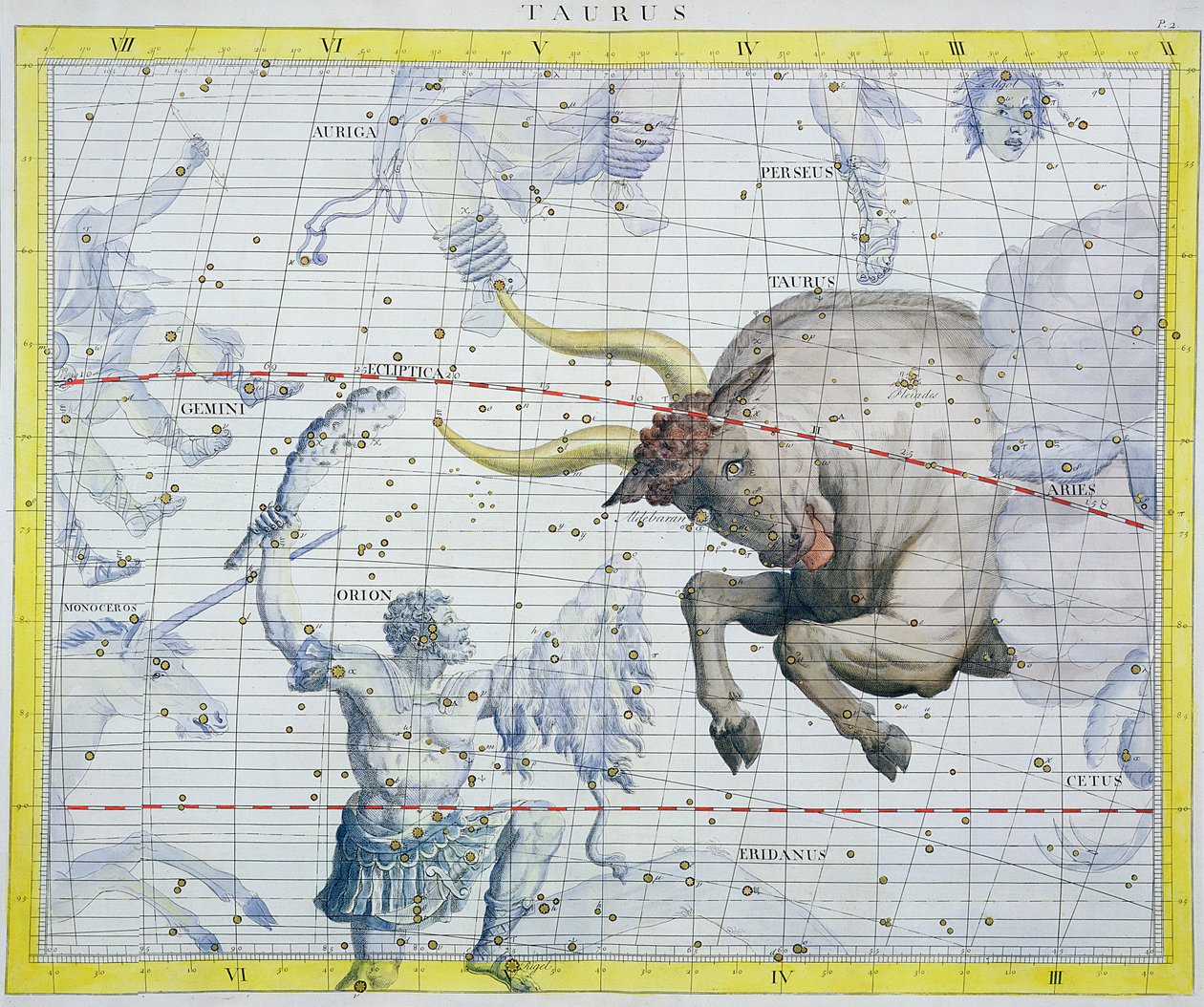 Tyrens stjernebilde, 1729 av Unbekannt