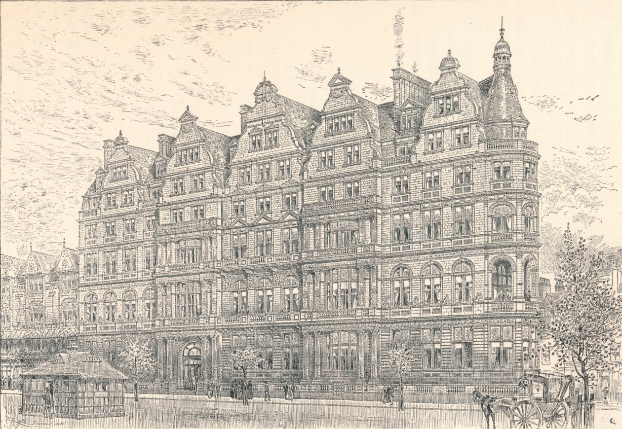 Constitutional Club, 1896 av Unbekannt