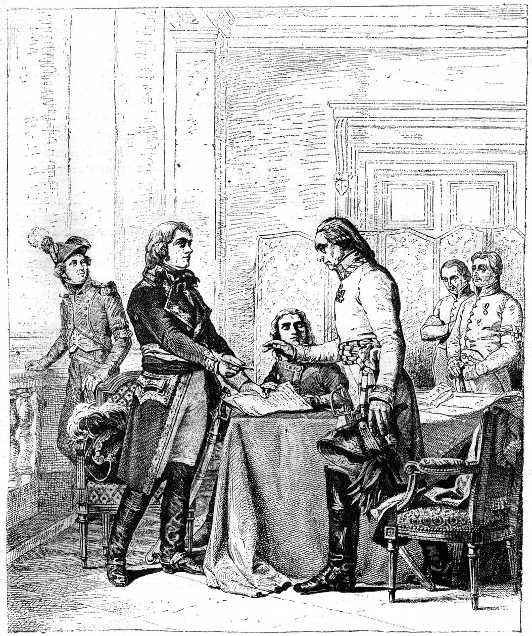 Konvensjon etter slaget ved Marengo, Italia, 15. juni 1800 1882-1884 av Unbekannt
