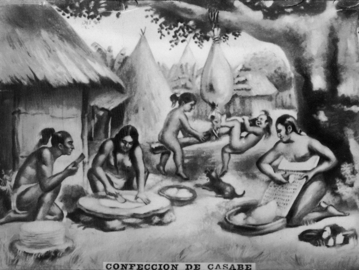 Cooking of Casabe, 1920-tallet av Unbekannt