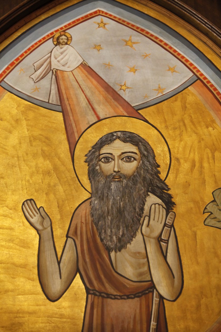 Koptisk ikon Kairo Egypt av Unbekannt