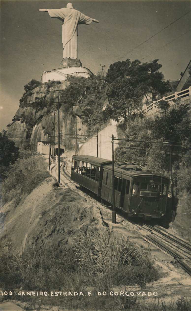 Corcovado Rack Railway, Rio de Janeiro, Brasil. av Unbekannt