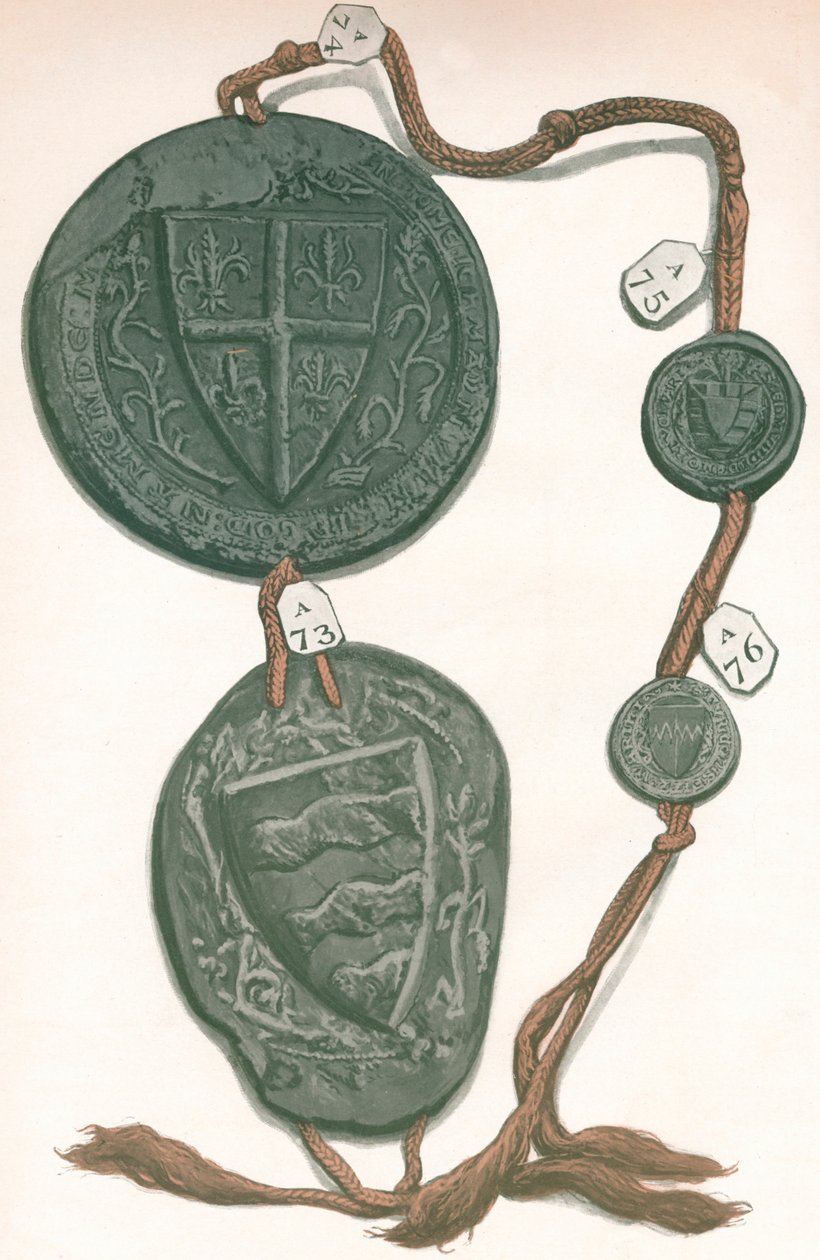 Cord VI John de Hastings, Edmund de Hastings, Edmund de Mortimer, Fulke Fitz-Warine, 1904 av Unbekannt