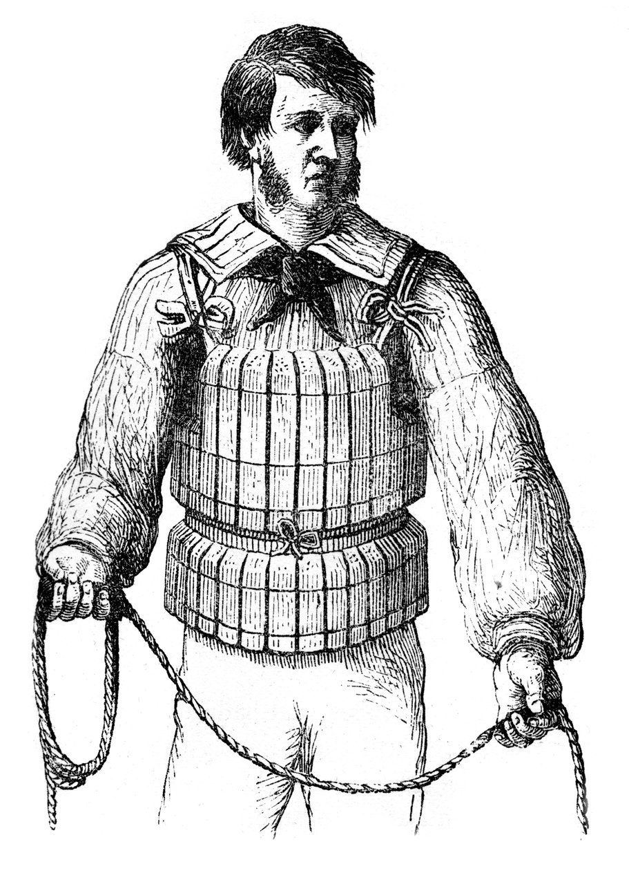 Livbelte i kork, 1866 av Unbekannt