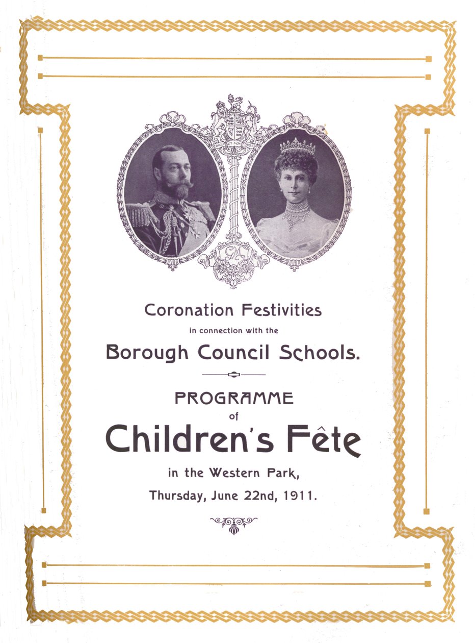 Kroningsfestligheter i forbindelse med Borough Council Schools, 1911, 1917. av Unbekannt