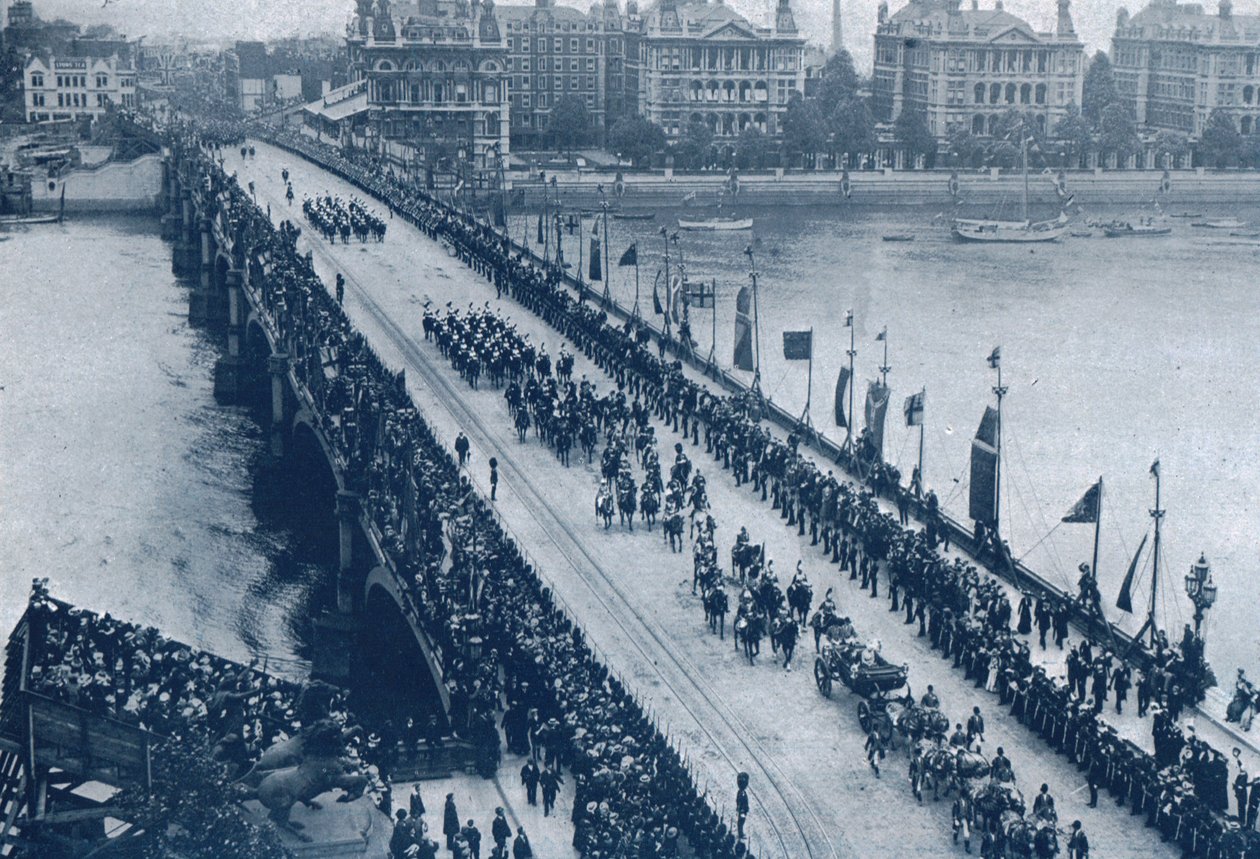 Kroningen av kong George V og dronning Mary, London, 1911. av Unbekannt