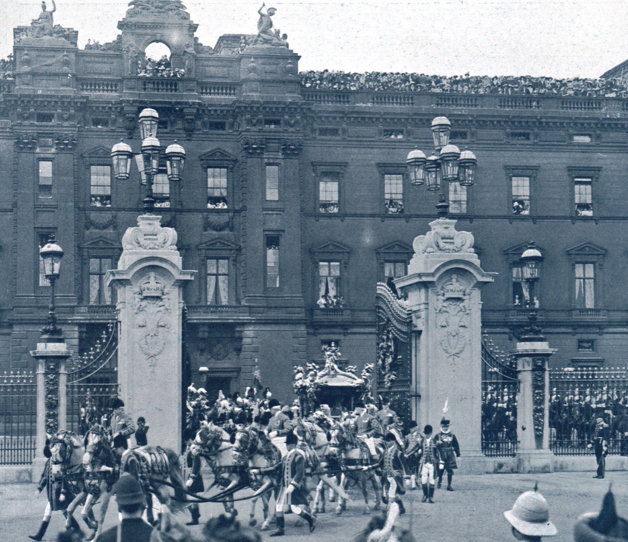 Kroningen av kong George V og dronning Mary, London, 1911. av Unbekannt