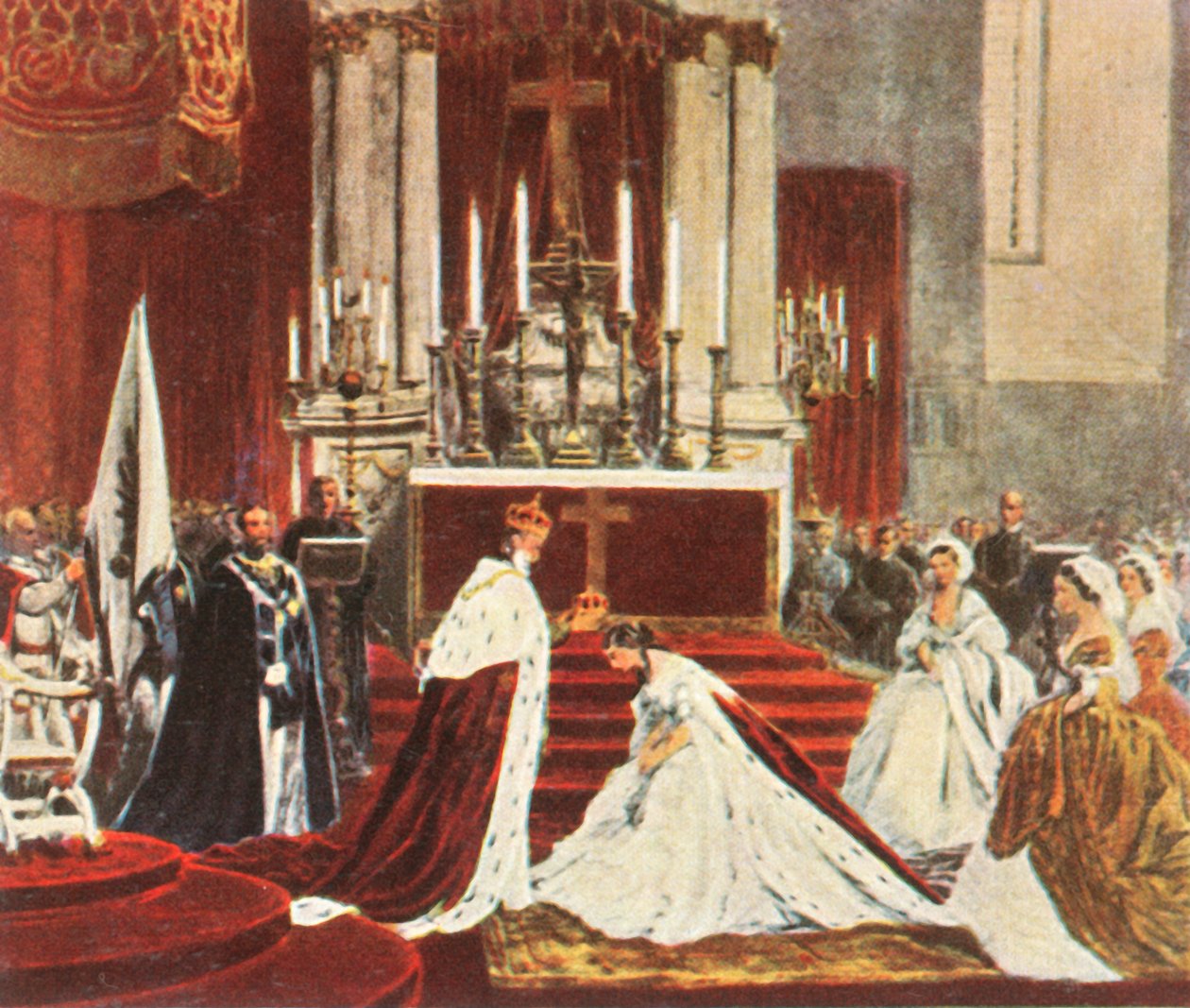 Kroningen av Wilhelm I i Königsberg, 18. oktober 1861, 1936. av Unbekannt