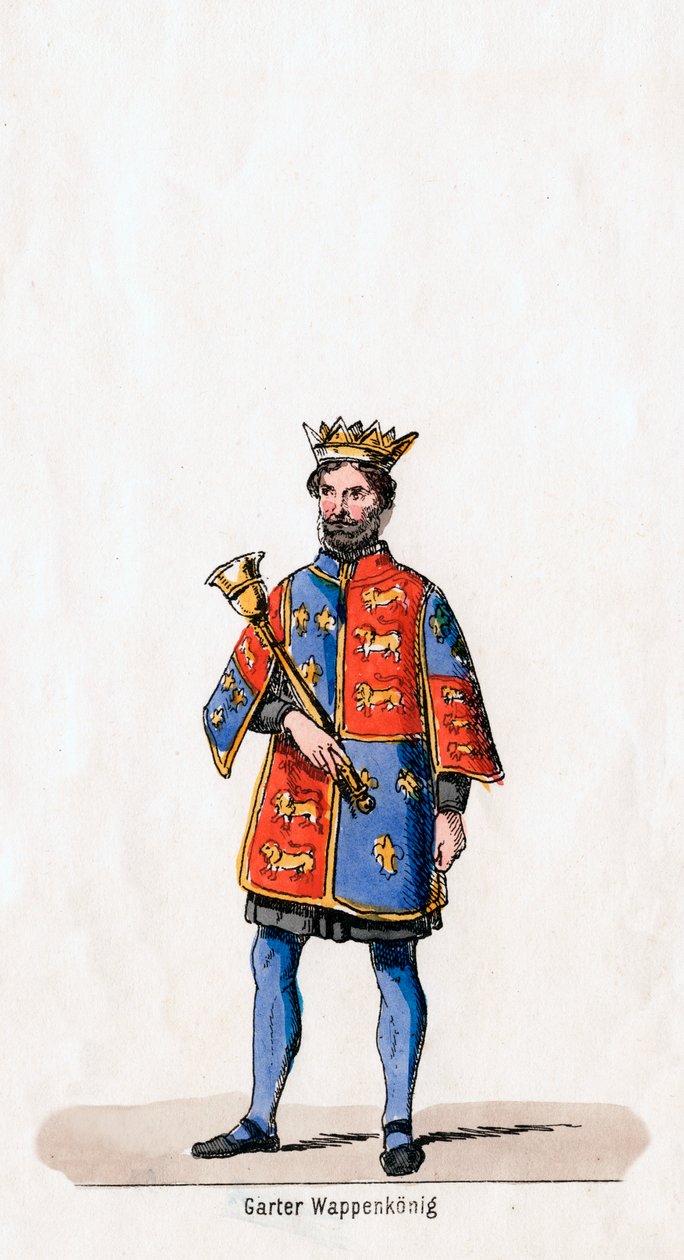 Kostymedesign for Shakespeares skuespill, Henry VIII, 1800-tallet av Unbekannt