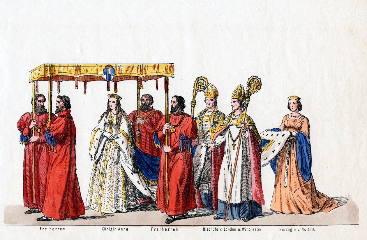 Kostymedesign for Shakespeares skuespill, Henry VIII, 1800-tallet. av Unbekannt