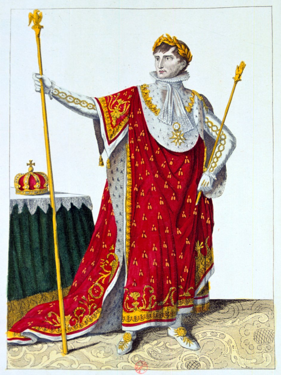 Kostyme for kroningen av Napoleon I, 2. desember 1804, 1800-tallet av Unbekannt