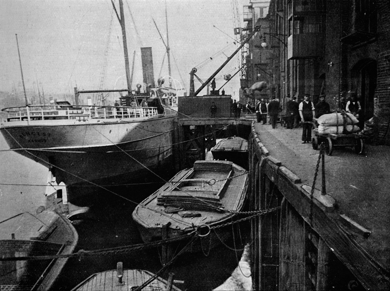 Cottons Wharf, Tooley Street, London, c1900 1901 av Unbekannt