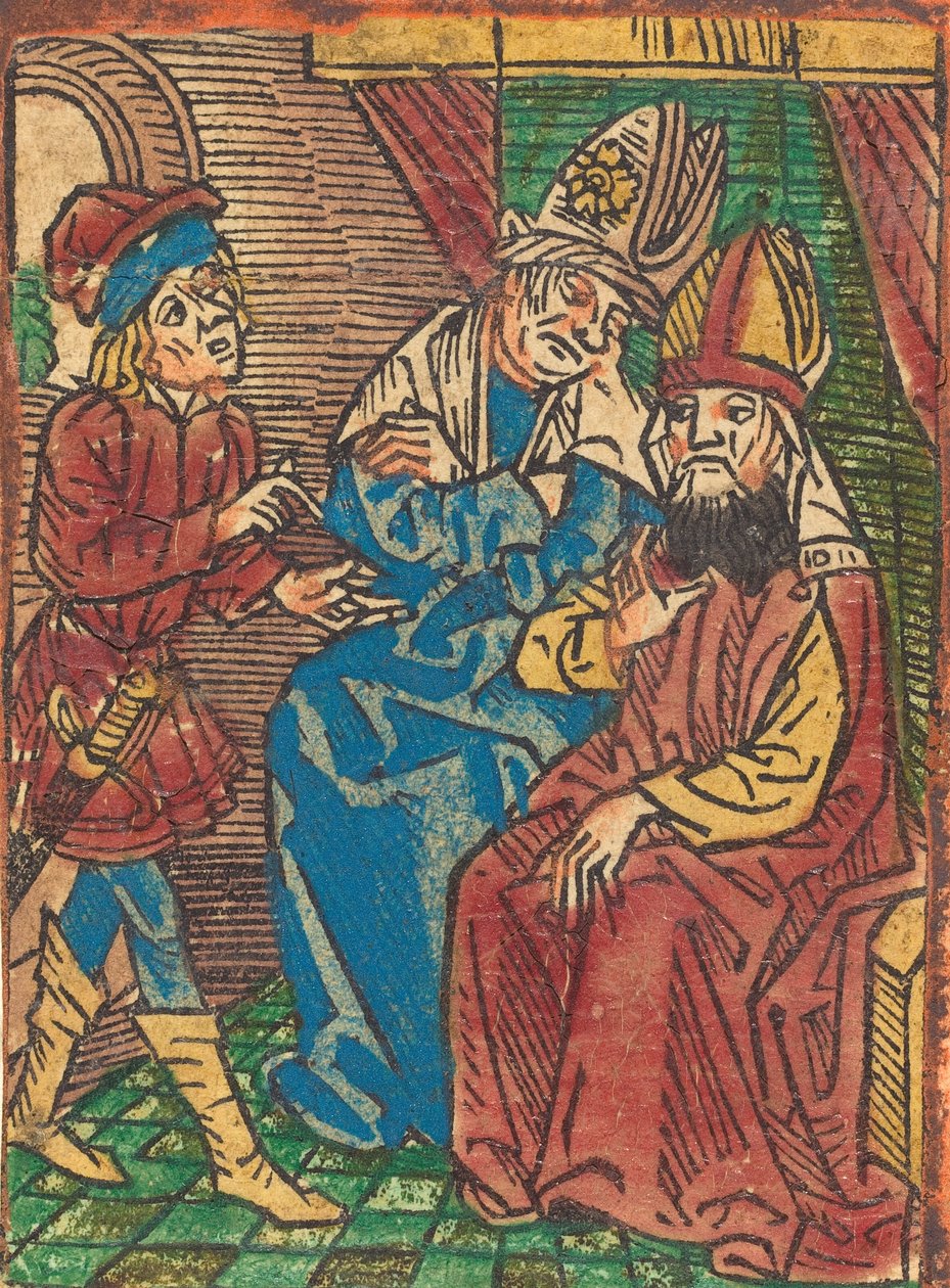 Råd for yppersteprester, ca. 1490. av Unbekannt
