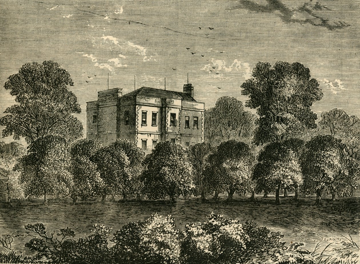 Rådmann Agars House, Somers Town, i 1830, c1876. av Unbekannt