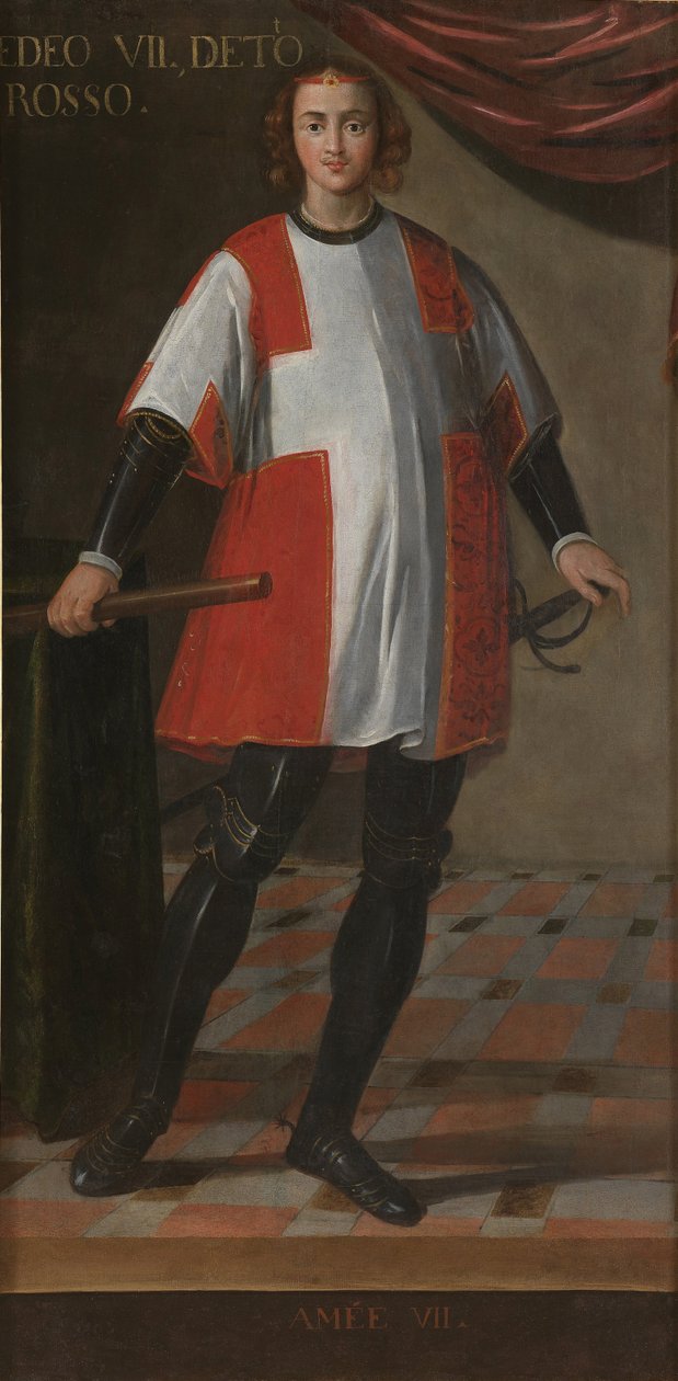 Grev Amadeus VII av Savoy 1360-1391 av Unbekannt