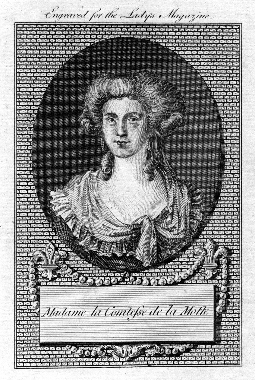 Grevinne de la Motte, sent på 1700-tallet av Unbekannt