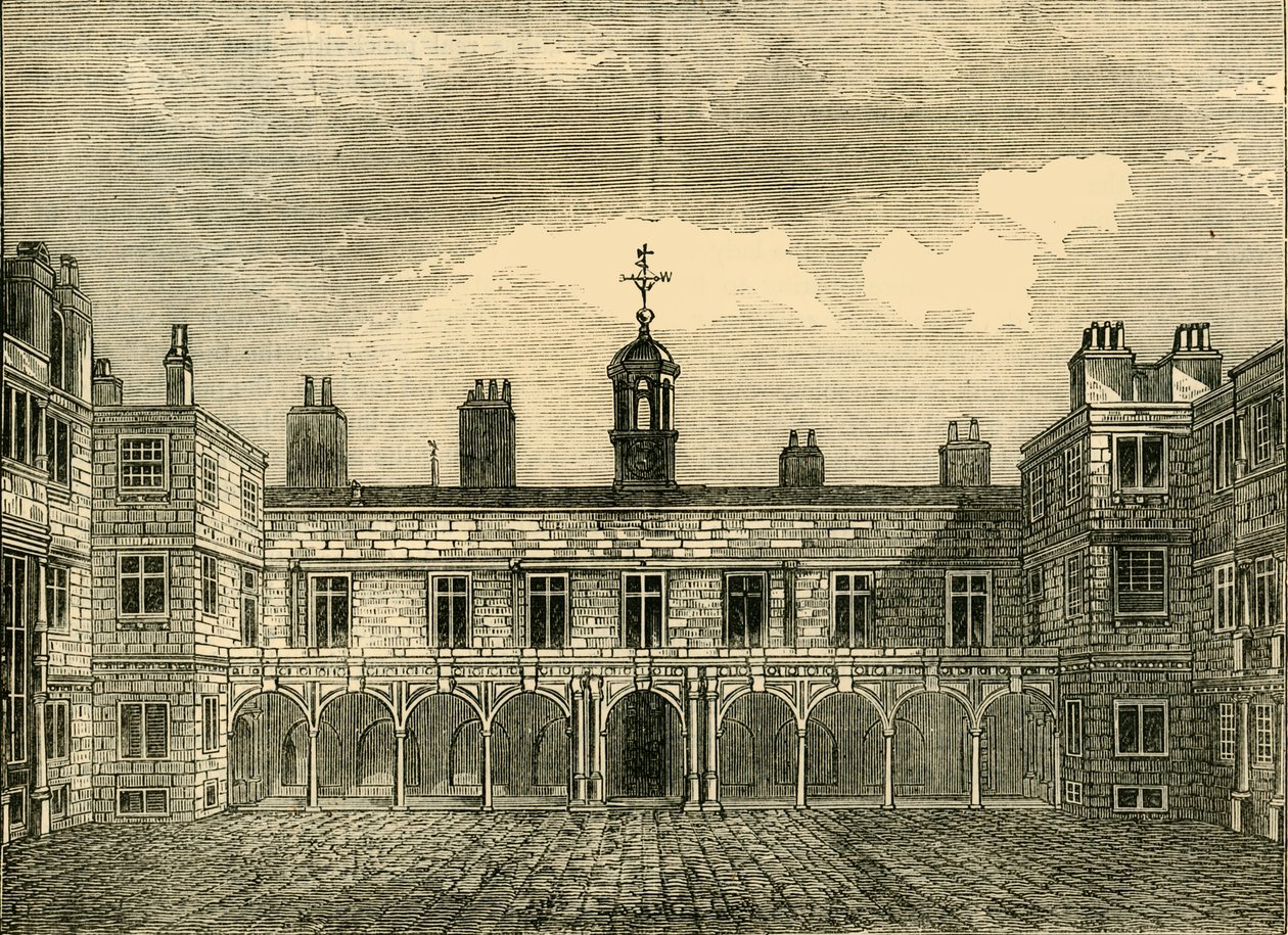 Court of Old Somerset House, fra nord, 1881. av Unbekannt