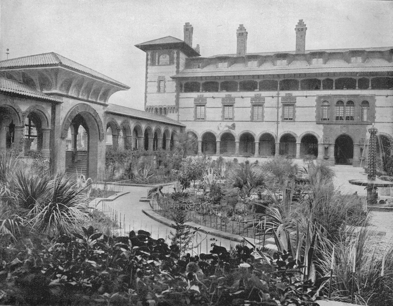 Court of Ponce de Leon, St. Augustine, Florida, c1897. av Unbekannt
