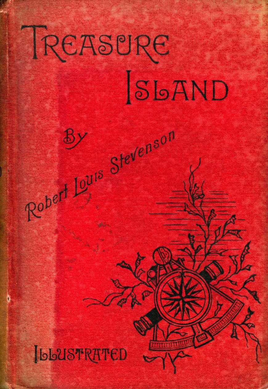 Omslag av Treasure Island av Robert Louis Stevenson, 1886 av Unbekannt