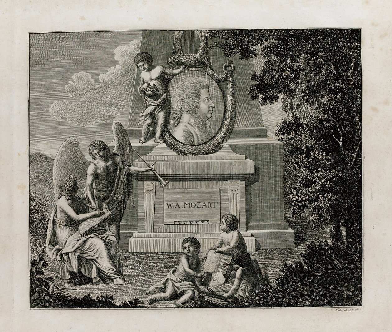 Cover av den første utgaven av vokalpartituret til operaen Così fan tutte av W.A. Mozart, 1794. av Unbekannt