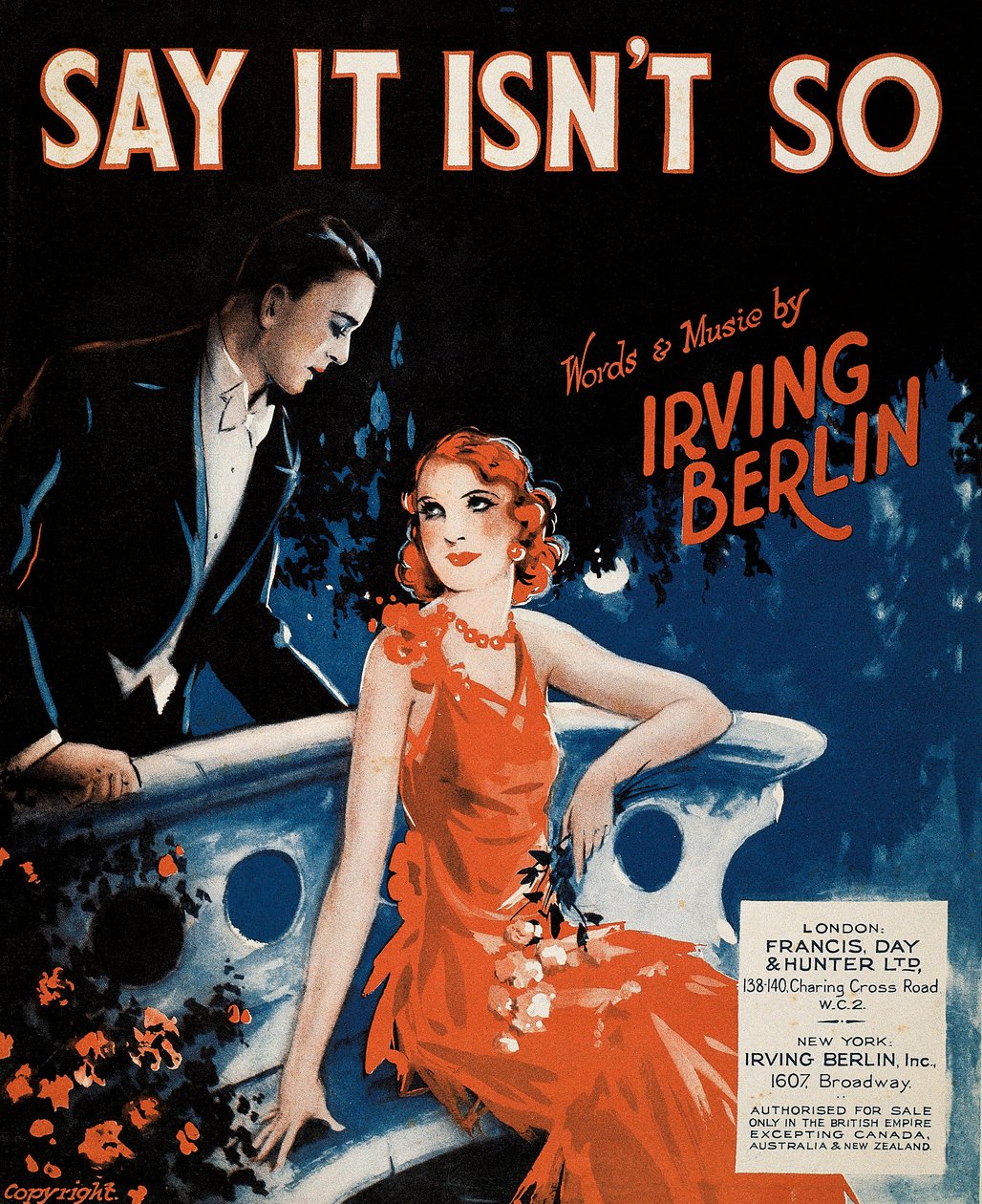 Cover av partituret til "Say It Isn