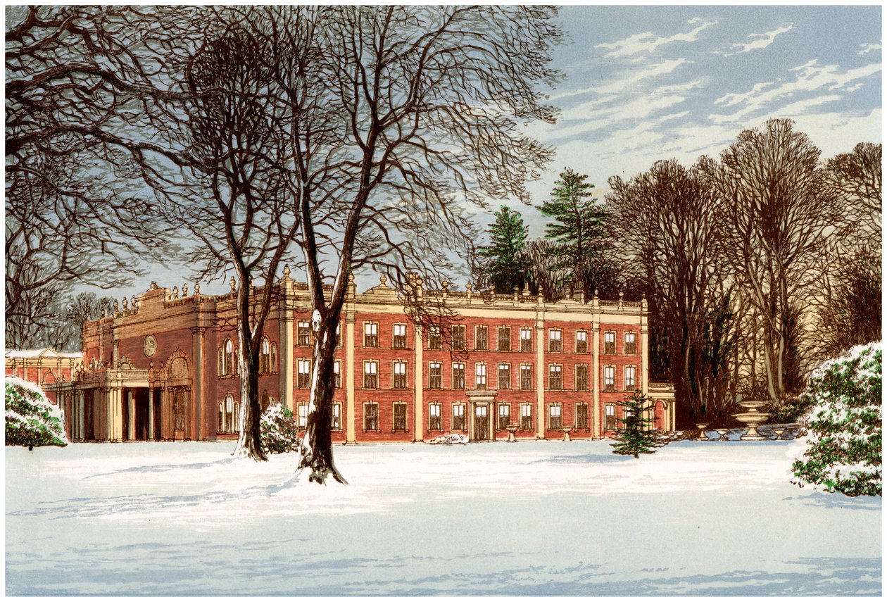 Cranbury Park, Hampshire, hjemmet til Chamberlayne-familien, c1880 av Unbekannt