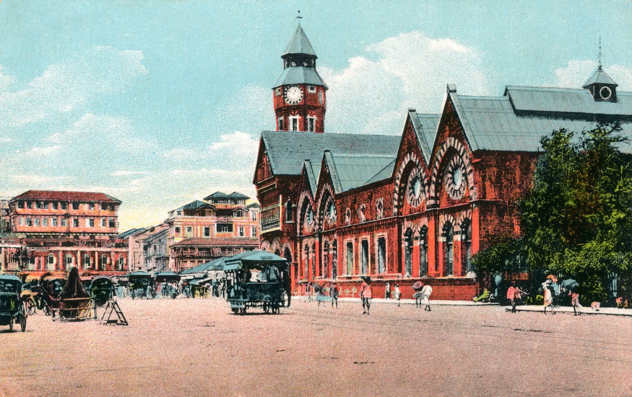 Crawford Market, Bombay, India, tidlig på 1900-tallet av Unbekannt