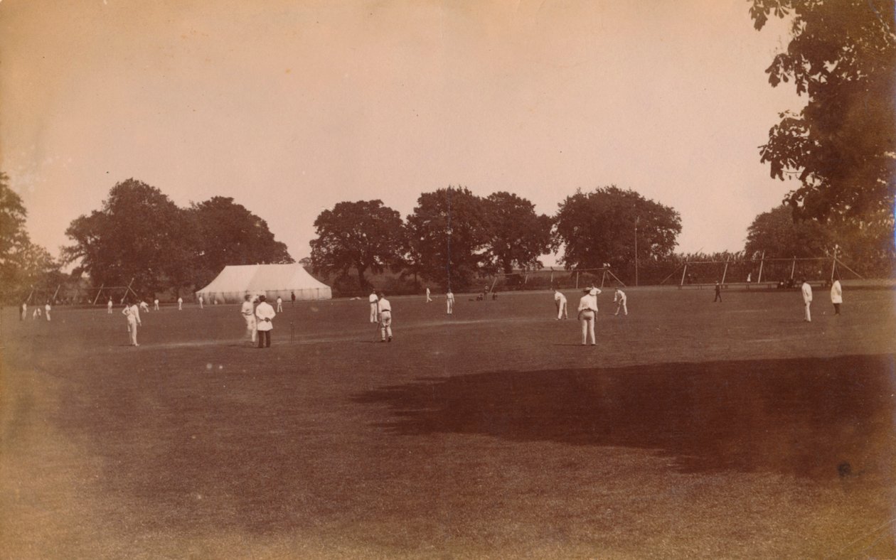 Cricketkamp, slutten av 1800-begynnelsen av 1900-tallet. av Unbekannt