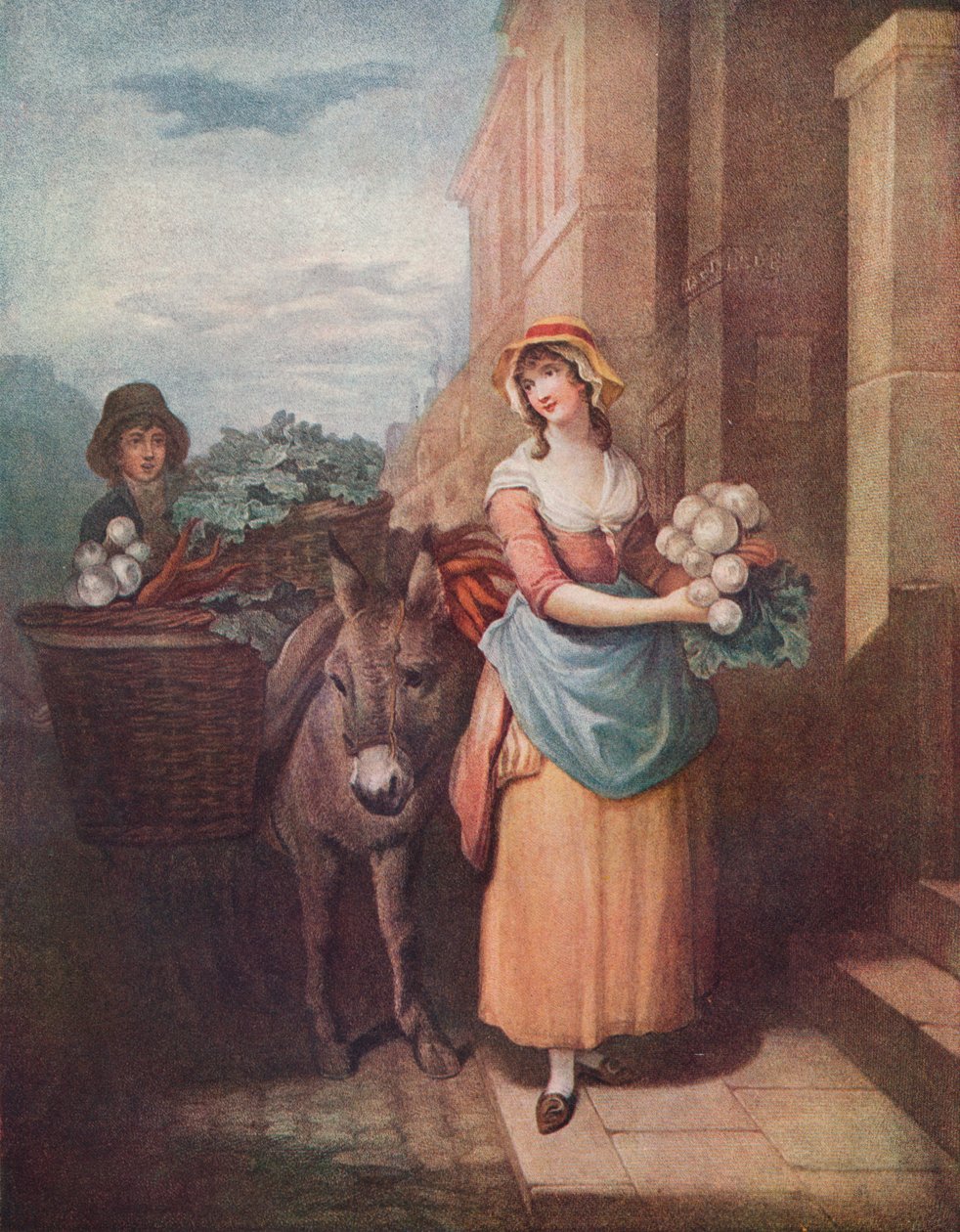 Cries of London Plate 13: Turnips & Carrots, Carottes & Navets, 1797. 1911 av Unbekannt