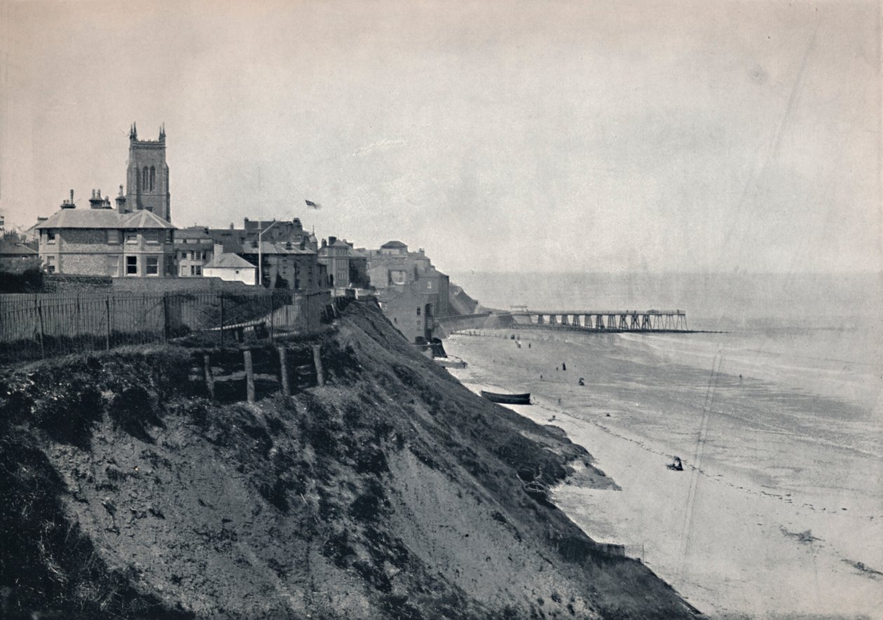 Cromer - Viser kirken på klippene, 1895 av Unbekannt
