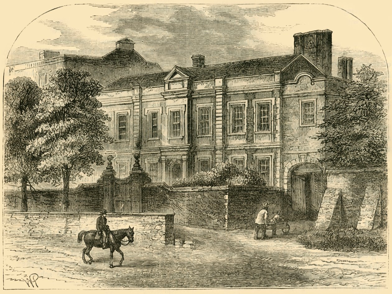 Cromwell House, Highgate, c1876. av Unbekannt