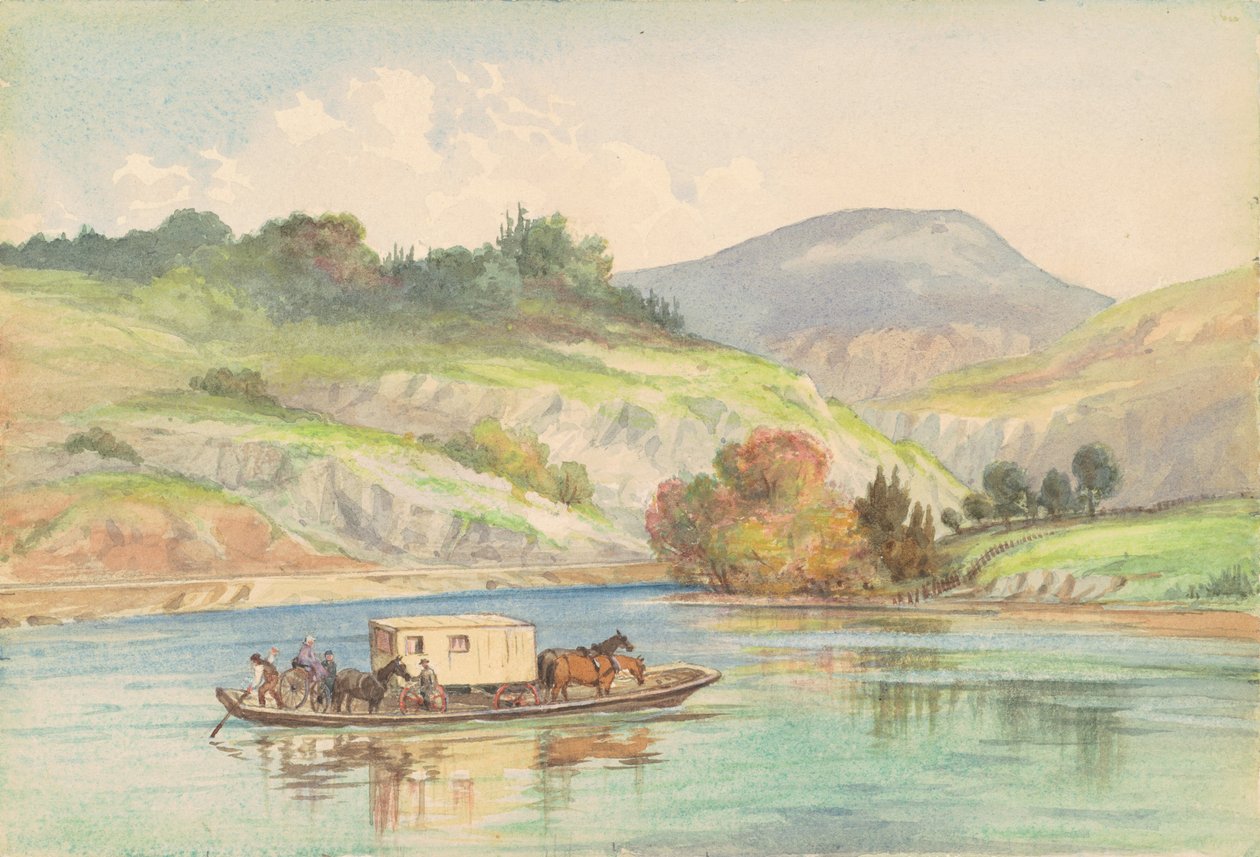 Krysser James River, 1878. av Unbekannt