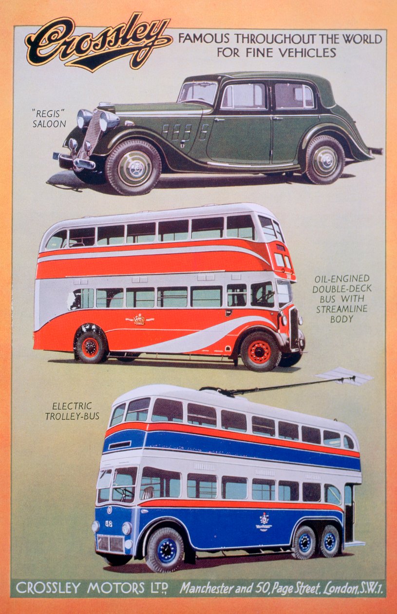 Crossley Motors annonse, 1937 av Unbekannt