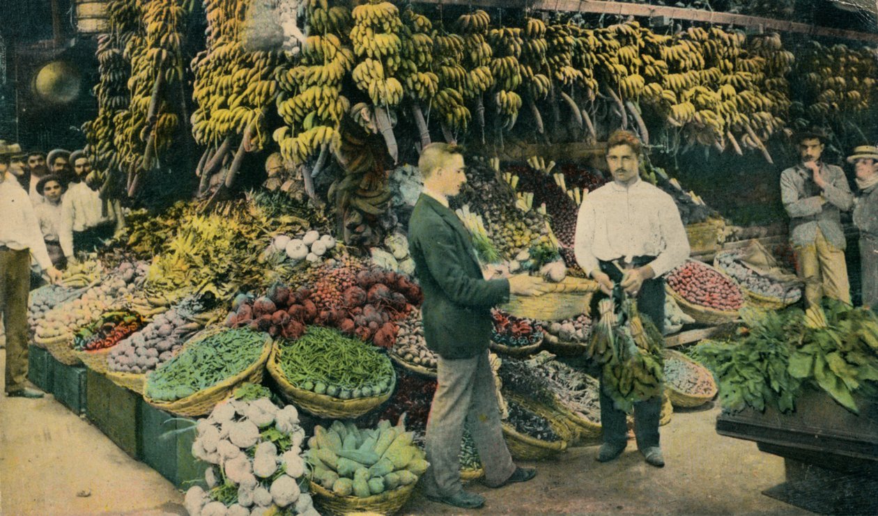 Cuban Fruit Store, c1910 av Unbekannt