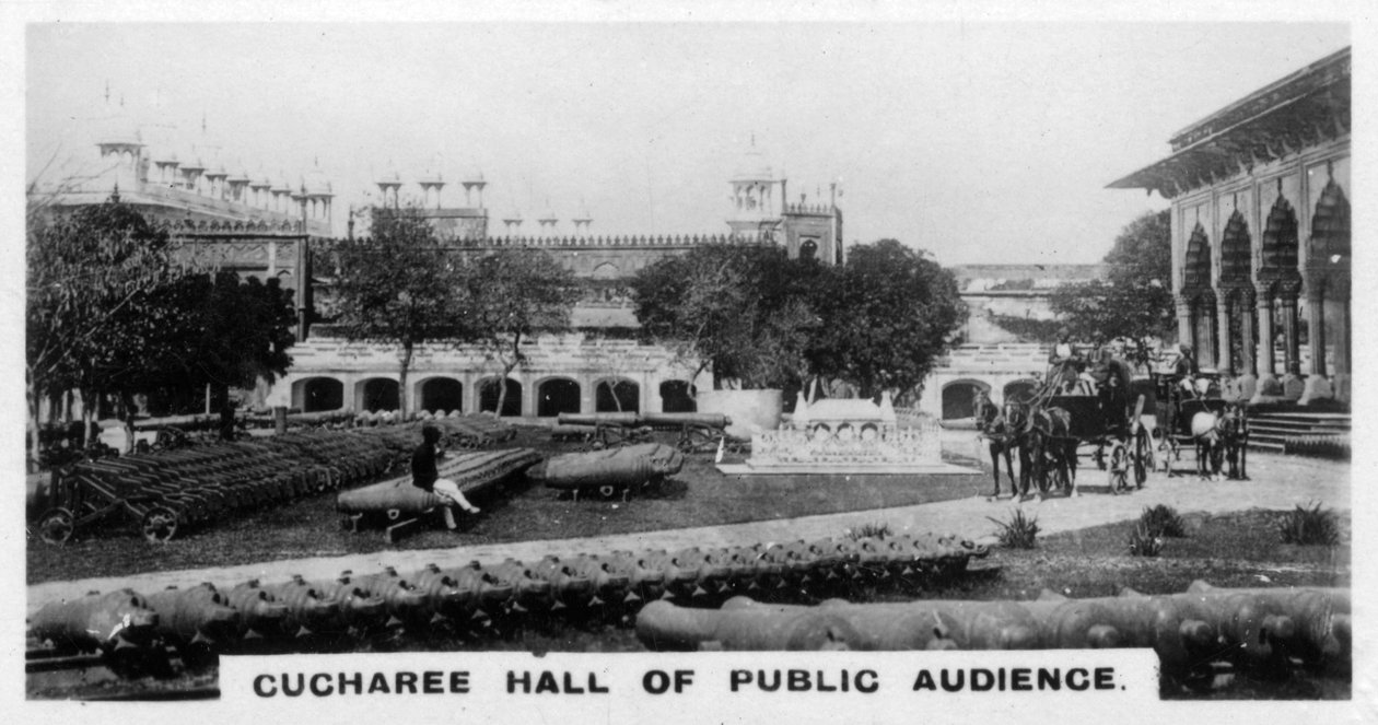 Cucharee Hall of Public Audience, Agra, India, c1925 av Unbekannt