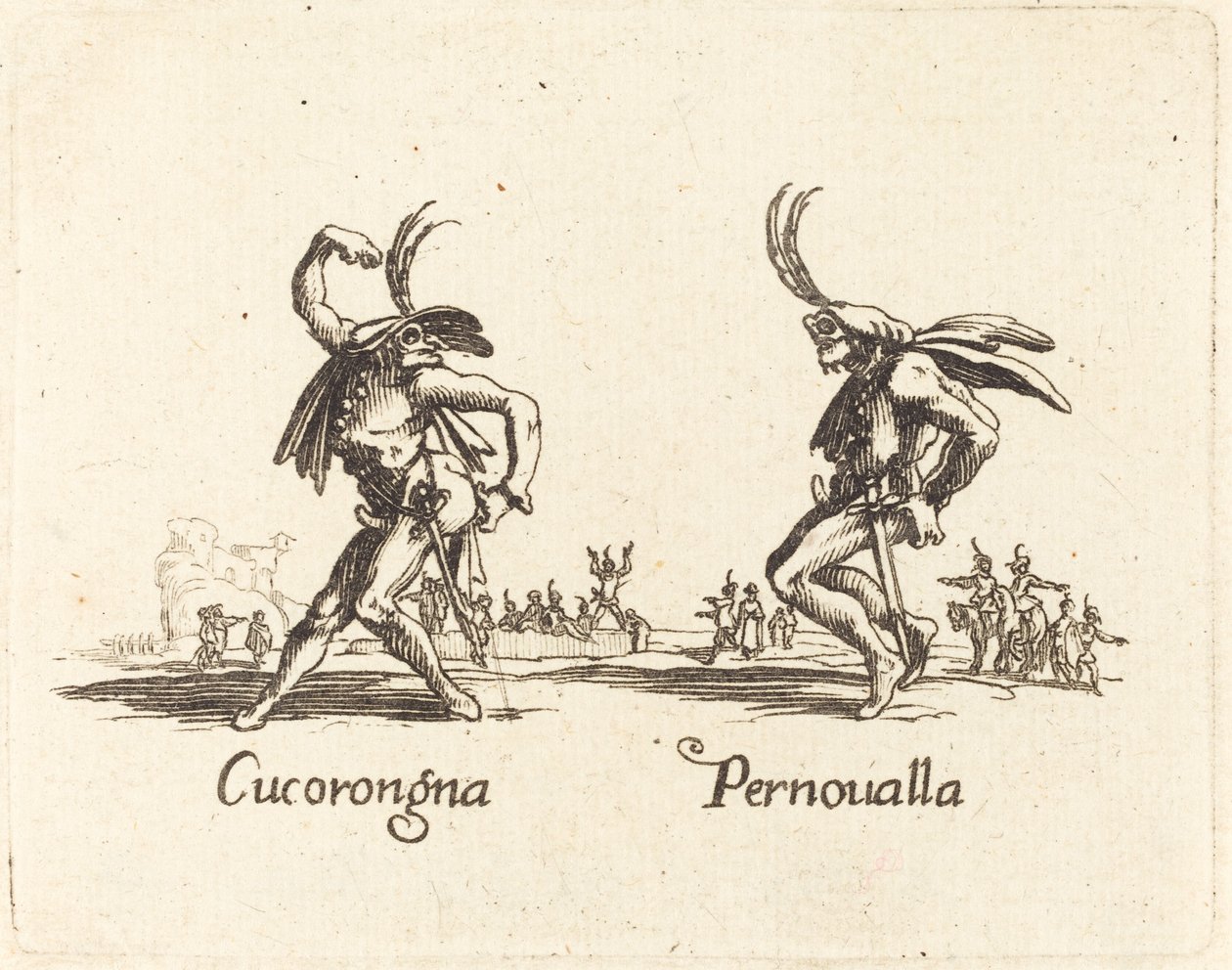 Cucorongna og Pernoualla. av Unbekannt