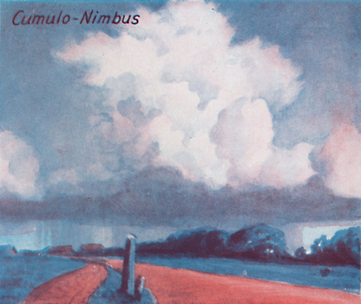 Cumulo-Nimbus - Et dusin av de viktigste skyformene på himmelen, 1935 av Unbekannt
