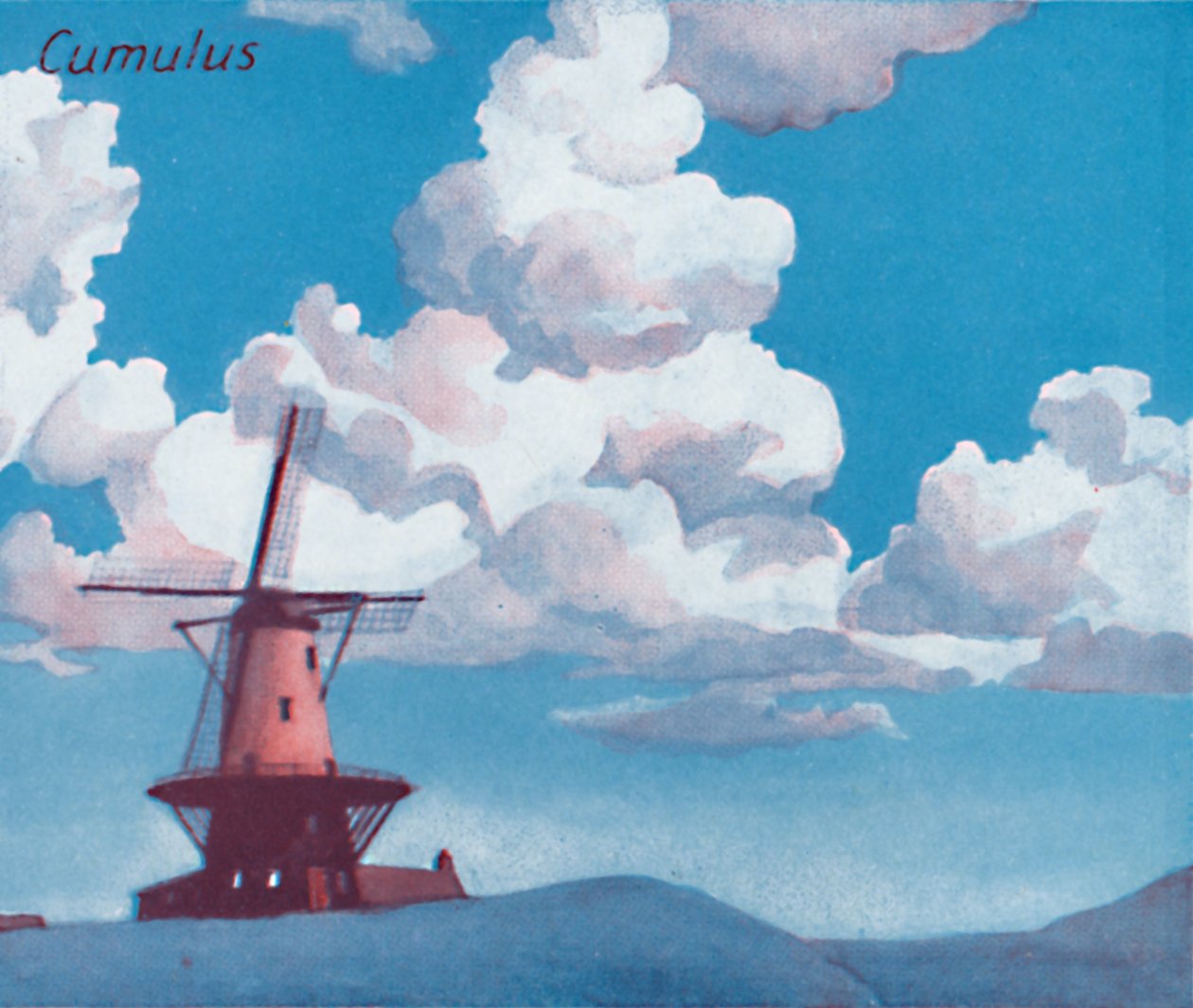 Cumulus - Et dusin av de viktigste skyformene på himmelen, 1935 av Unbekannt