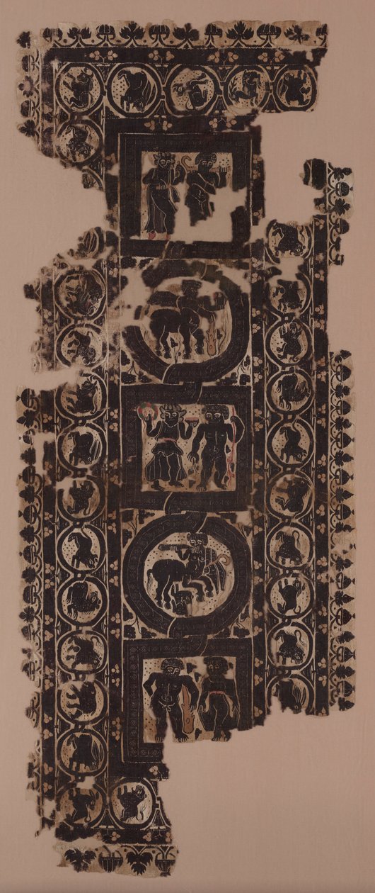 Gardinpanel med Scenes of Merrymaking, 500-tallet. av Unbekannt